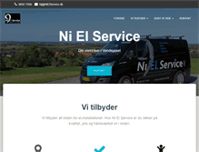 Tablet Screenshot of nielservice.dk